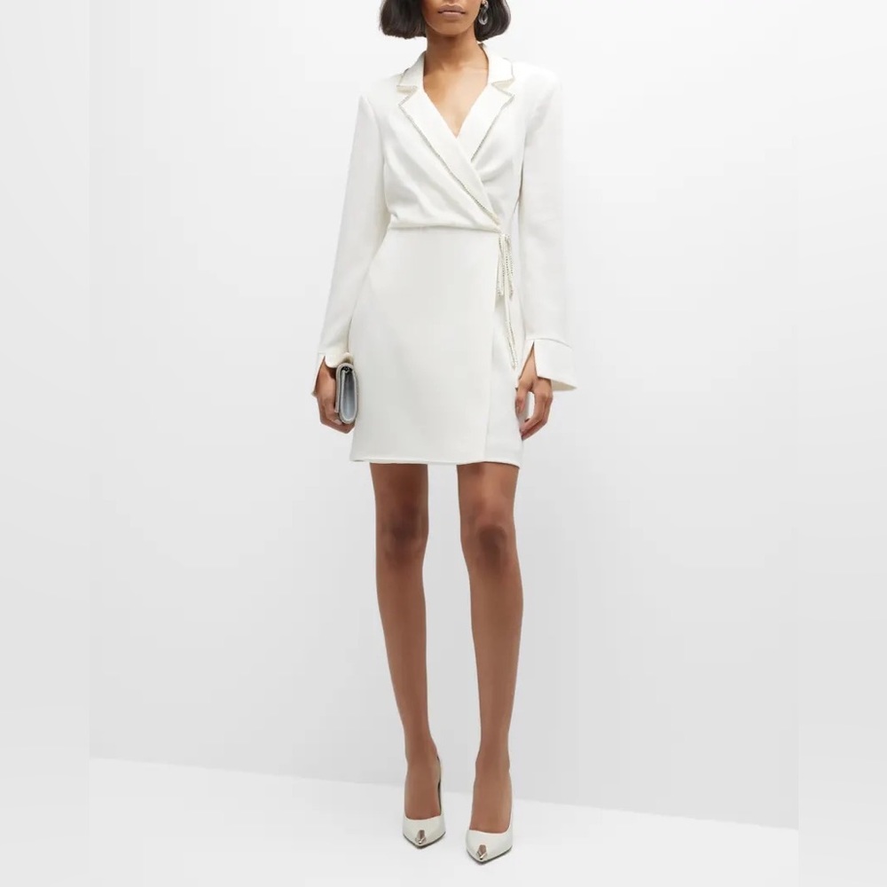 Cinq à Sept WHITE Mini Dress